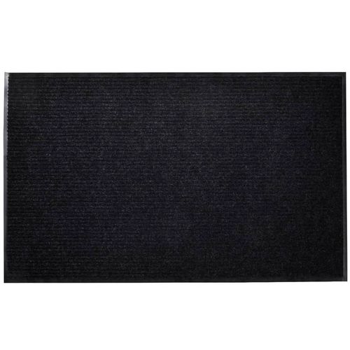 vidaXL Door Mat Black 117x220 cm PVC