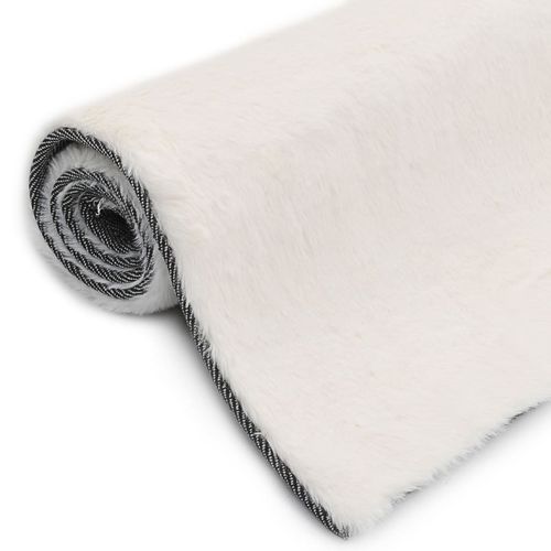 vidaXL Rug Faux Rabbit Pelt 180x270 cm Old Pink
