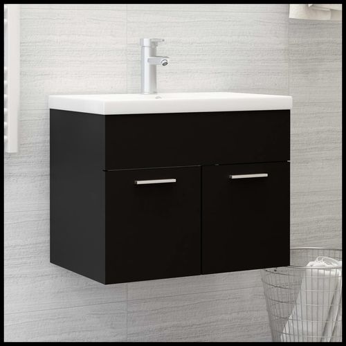 Sink Cabinet with Built-in Basin Chipboard 41x38.5cm to 100x38.5cm