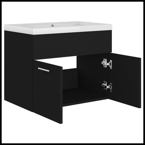 Sink Cabinet with Built-in Basin Chipboard 41x38.5cm to 100x38.5cm
