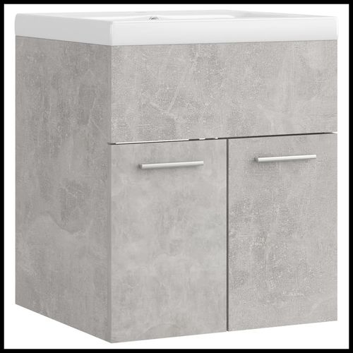 Sink Cabinet with Built-in Basin Chipboard 41x38.5cm to 100x38.5cm