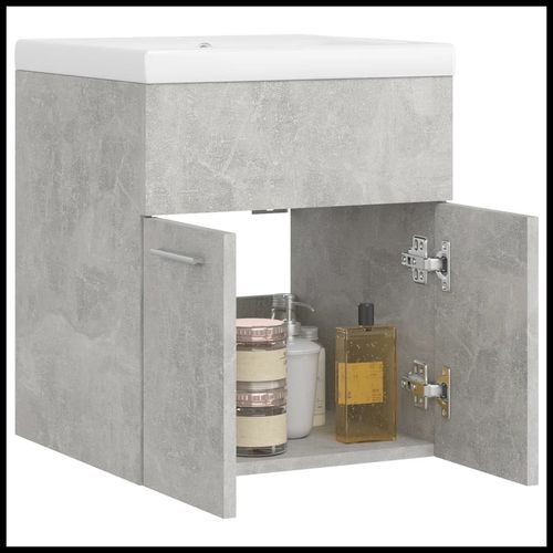 Sink Cabinet with Built-in Basin Chipboard 41x38.5cm to 100x38.5cm