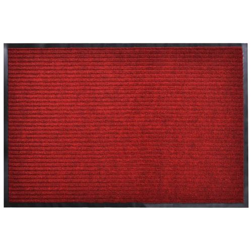 vidaXL Door Mat Black 117x220 cm PVC - red / 90 x 150 cm