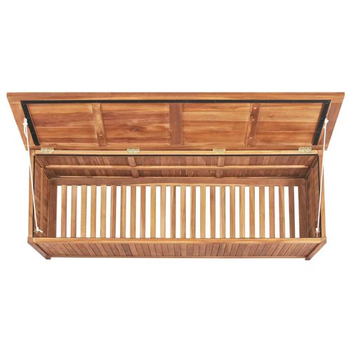 vidaXL Garden Storage Box 120x50x58 cm Solid Teak Wood