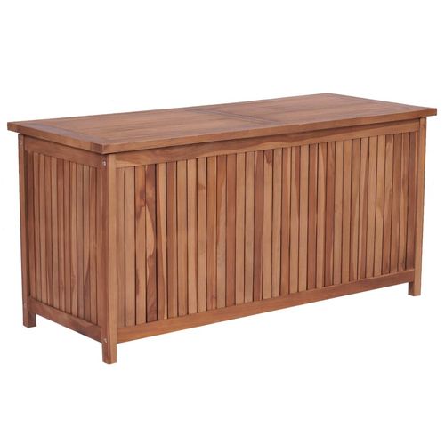 vidaXL Garden Storage Box 120x50x58 cm Solid Teak Wood - 120 x 50 x 58 cm