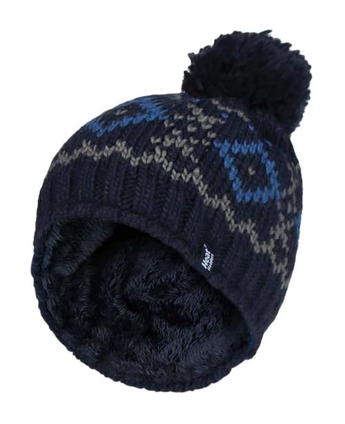 Heat Holders - Mens Bobble Hat