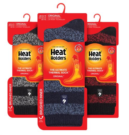 3 Pack Heat Holders Mens Twist BUNDLE