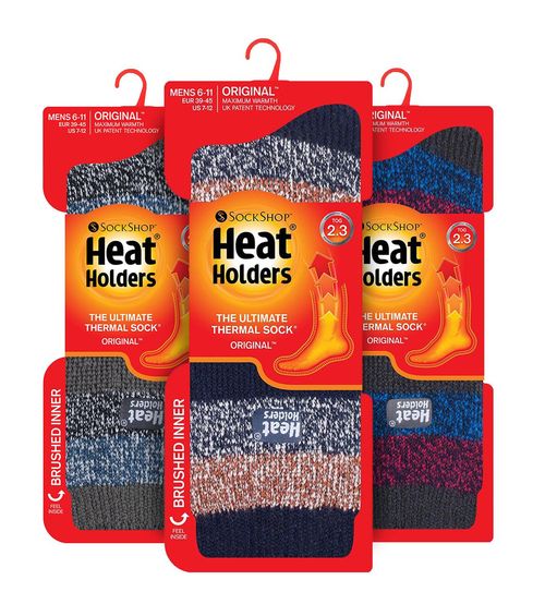 3 Pack Heat Holders Mens Twist BUNDLE