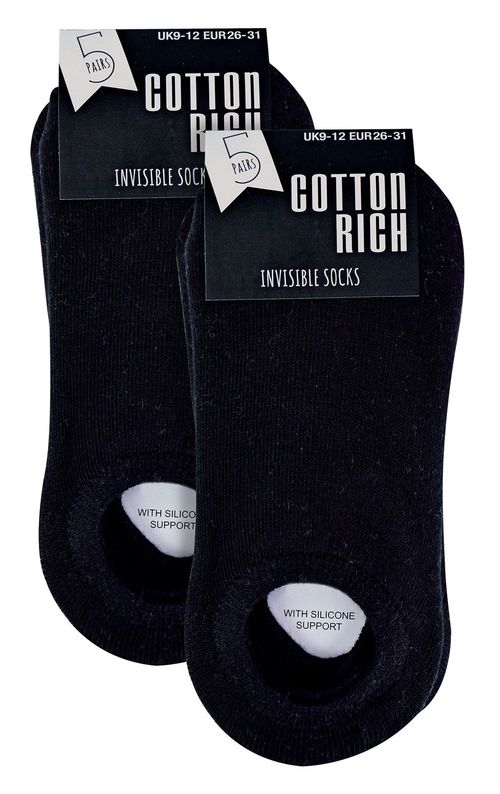 Kids 10 Pack Invisible Socks