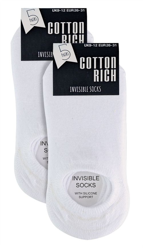 Kids 10 Pack Invisible Socks