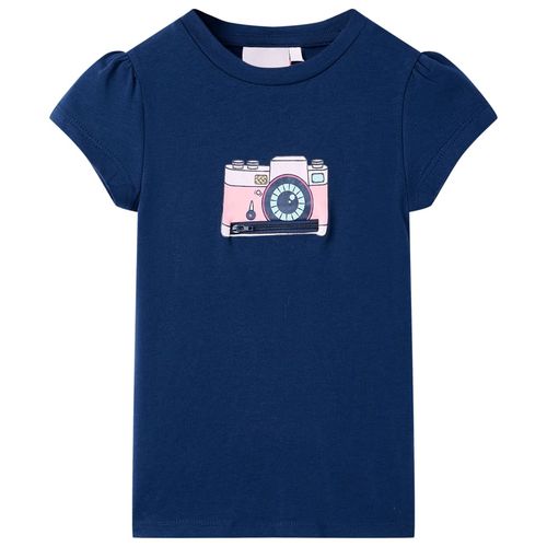 Kids’ T-shirt Dark Pink 92 - navy / 140 (9-10y)
