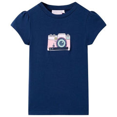 Kids’ T-shirt Dark Pink 92 - navy / 92 (1.5-2y)