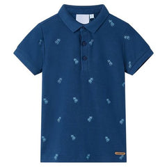 Kids’ Polo Shirt Dark Blue 92 - blue / 92 (1.5-2y)
