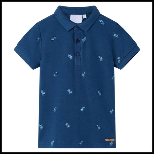 Kids’ Polo Shirt Dark Blue 92