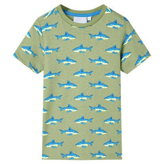 Kids’ T-shirt Light Khaki 92 - khaki / 128 (7-8y)