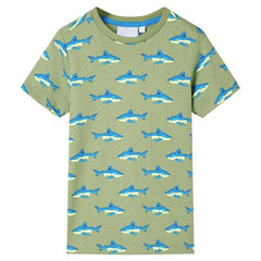 Kids’ T-shirt Light Khaki 92 - khaki / 92 (1.5-2y)