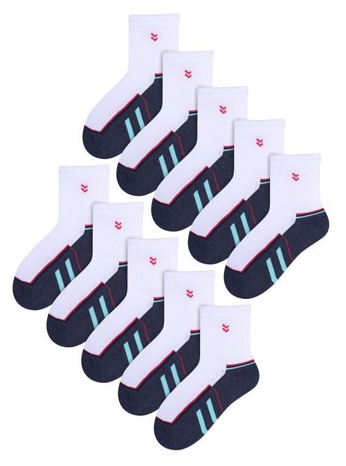Steven - 10 PACK Kids Sport Socks - Style 2 / 3-4 Years