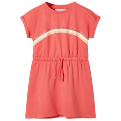 Kids’ Dress with Drawstring Light Pink 92