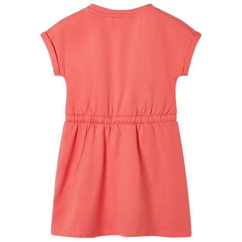 Kids’ Dress with Drawstring Light Pink 92