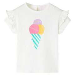 Kids’ T-shirt Ecru 92