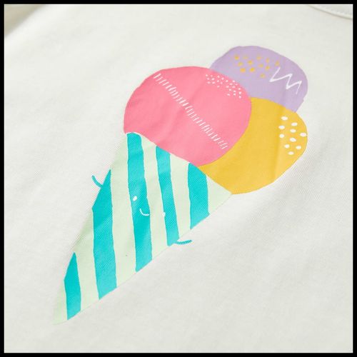 Kids’ T-shirt Ecru 92