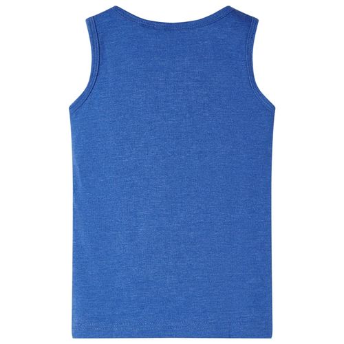 Kids’ Tank Top Blue Melange 92