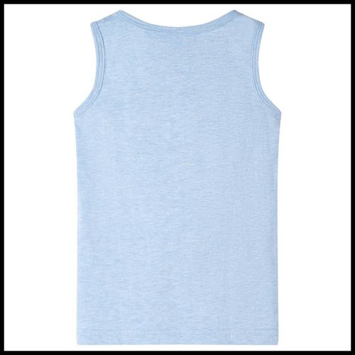 Kids’ Tank Top Blue Melange 92