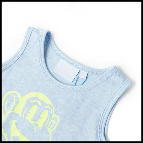 Kids’ Tank Top Blue Melange 92