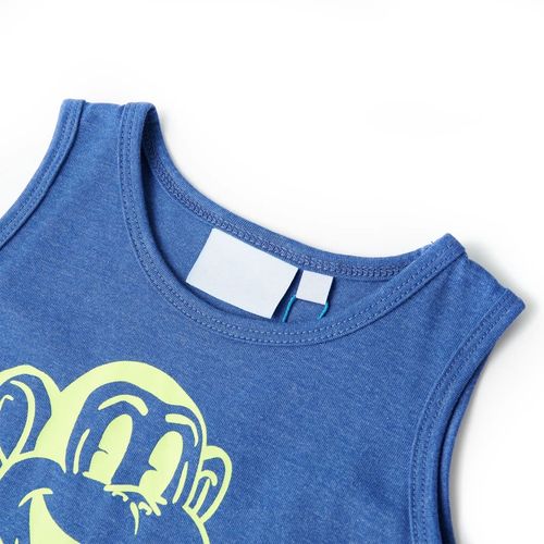 Kids’ Tank Top Blue Melange 92