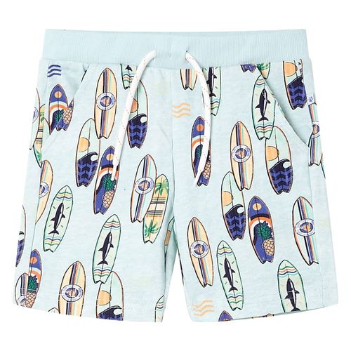 Kids’ Shorts with Drawstring Soft Blue Melange 92 - 128 (7-8y)