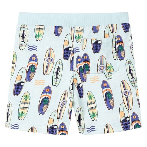 Kids’ Shorts with Drawstring Soft Blue Melange 92