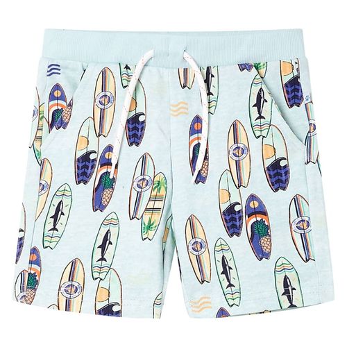 Kids’ Shorts with Drawstring Soft Blue Melange 92 - 104 (3-4y)
