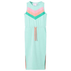 Kids’ Dress with Drawstring Light Mint 92