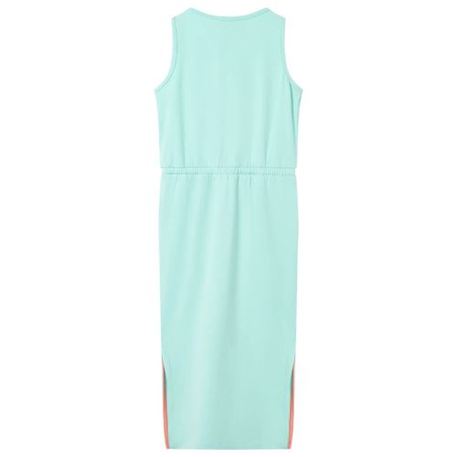 Kids’ Dress with Drawstring Light Mint 92