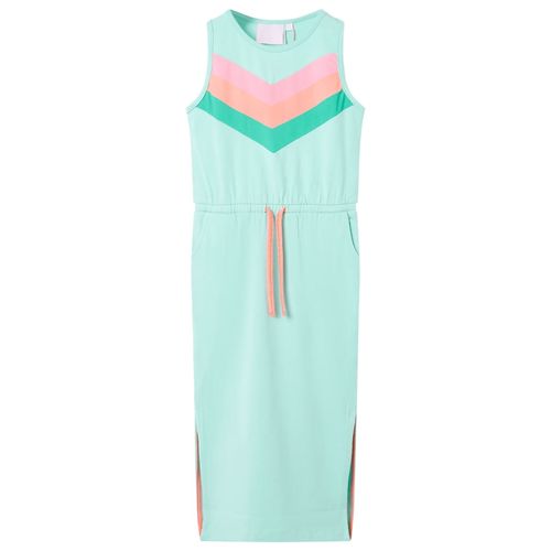 Kids’ Dress with Drawstring Light Mint 92 - 128 (7-8y)