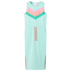 Kids’ Dress with Drawstring Light Mint 92