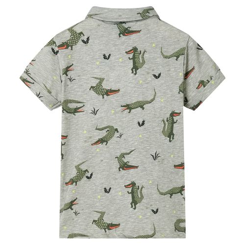 Kids’ Shirt Light Khaki Melange 92
