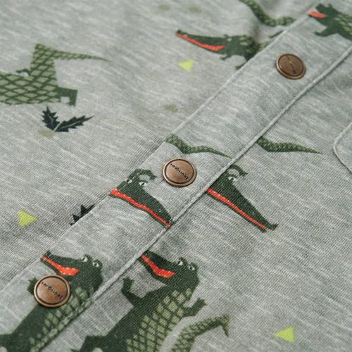 Kids’ Shirt Light Khaki Melange 92