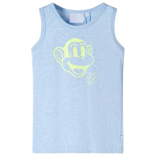 Kids’ Tank Top Blue Melange 92