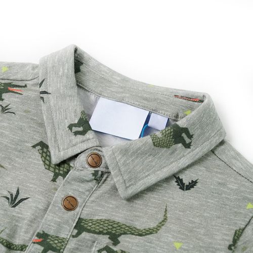 Kids’ Shirt Light Khaki Melange 92