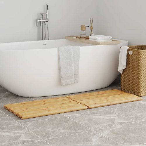vidaXL Bath Mats 2 pcs 50x35 cm Bamboo