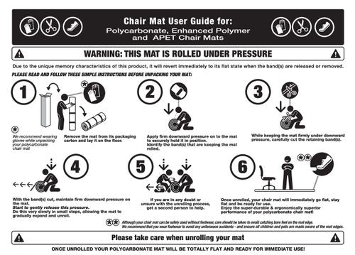 Ecotex® Marlon BioPlus Polycarbonate Chair Mat