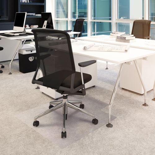 Advantagemat® PVC Lipped Chair Mat - 90 x 120cm - Carpets up to 6mm