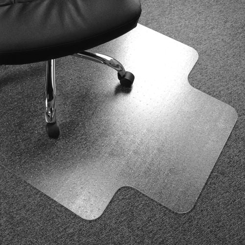 Advantagemat® PVC Lipped Chair Mat - 115 x 134cm - Carpets up to 6mm