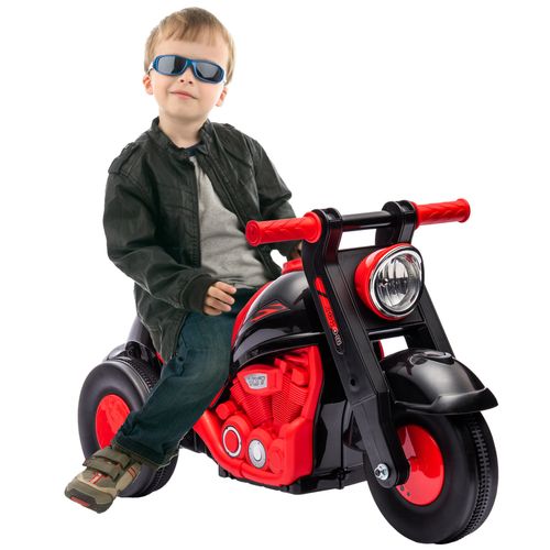 AIYAPLAY Ride On Car Foot To Floor Kids Car w/ Music Bubble - Black