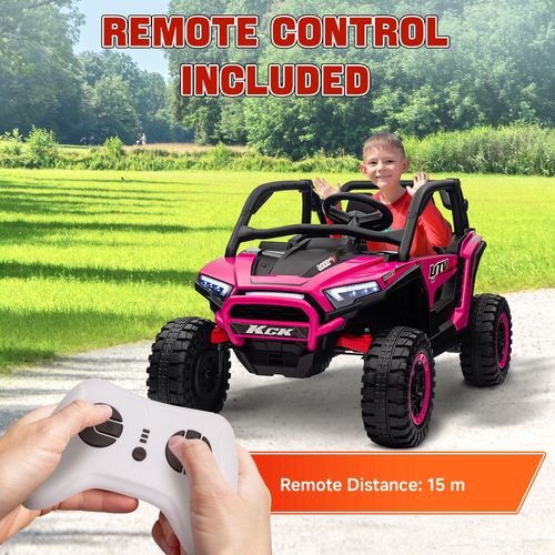 AIYAPLAY 2 Seater 24V 7AH Ride on Truck w/ Spring Suspension