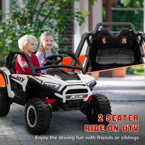 AIYAPLAY 2 Seater 24V 7AH Ride on Truck w/ Spring Suspension