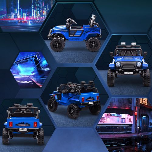 AIYAPLAY Kids Ride On Car 12V Electric Truck w/ Suspension