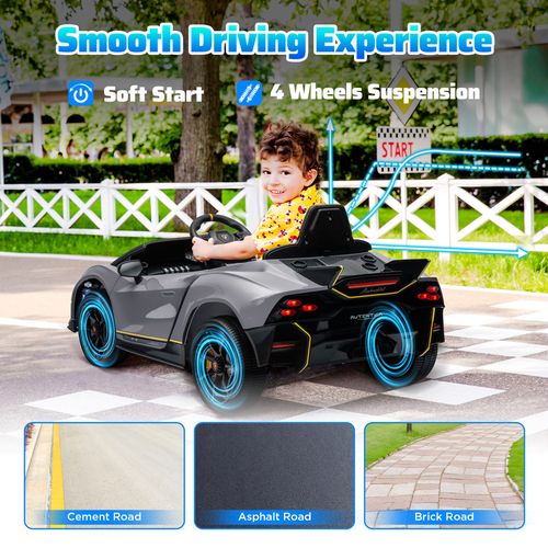 AIYAPLAY 12V Lamborghini Autentica Licensed Ride on Car