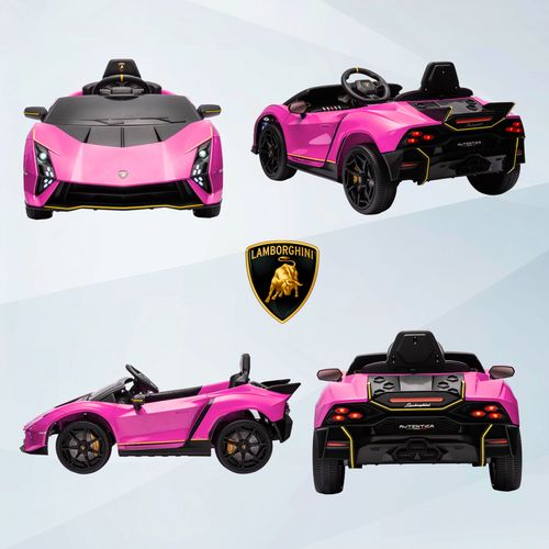 AIYAPLAY 12V Lamborghini Autentica Licensed Ride on Car